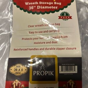 Propik Wreath Storage Bag 36" Diameter